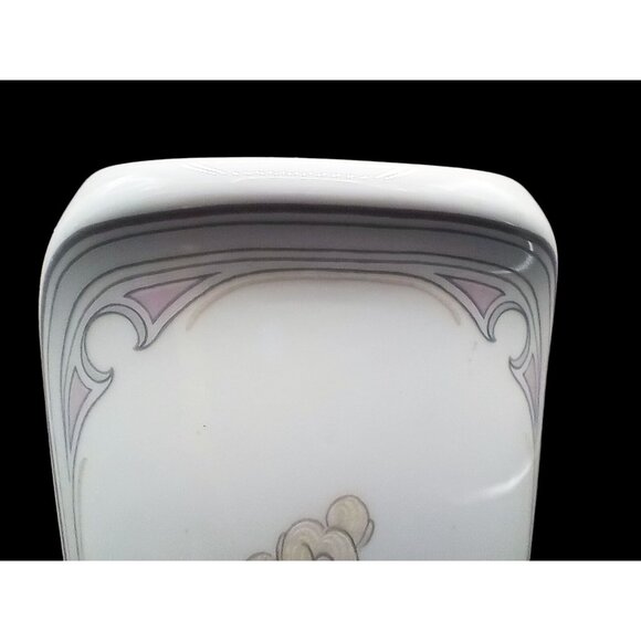 Kaiser Chantal Bud Vase Porcelain Flowers West Germany Vintage K Nossek 6" AK - Picture 4 of 16